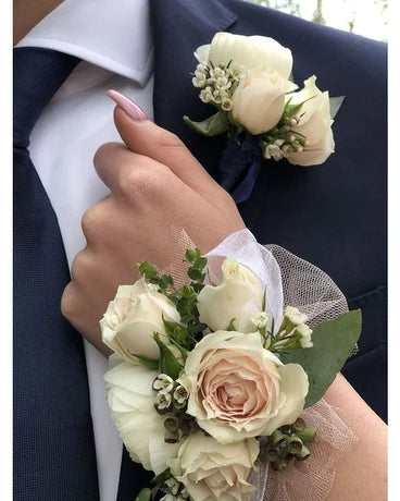 Corsage and Boutonnière Set