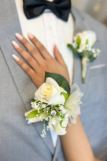 Corsage and Boutonnière Set